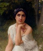 Charles-Amable Lenoir Pensive oil on canvas